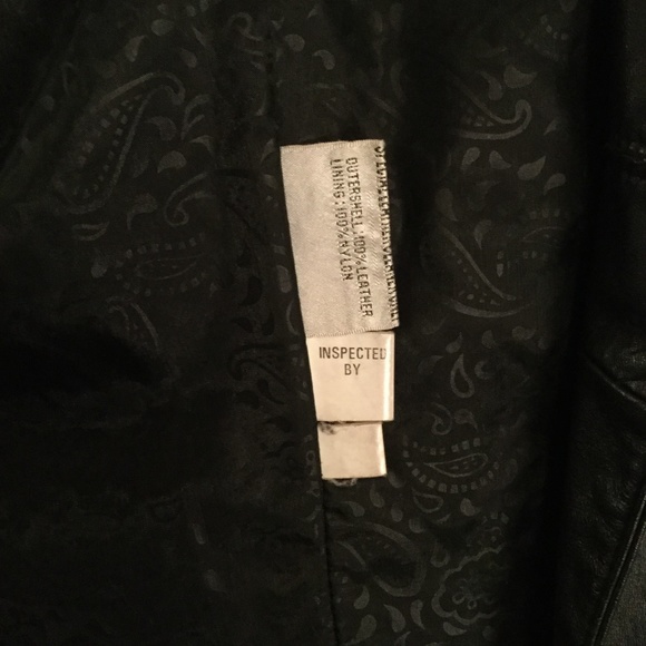 Vintage Full Length Black Leather Double Brst Coat - Picture 7 of 7